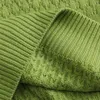 Kadın Sweaters 2022 Kış Moda Kadın Yeşil Tasarımcı Sokak Giyim Kadınlar İçin Büyük Boy Kazan