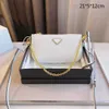 2024 Luxurys Lady Purses Handväskor Designers CrossBodys Chain Bags Fashion Underarm Shoulder Bag Triangle Mönster Ribbon