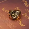 Cluster Ringe Vintage Muslim Islamischer Ring Legierung Hohe Qualität Männer Statement Schmuck Naher Osten Arabisch Anel Hoop250f