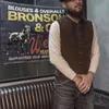 Bronson 1910 Francese Abbigliamento da Lavoro Velluto a Coste Gilet Vintage Caccia Campo Gilet Cordoncini 211215