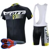 Scott Team Ropa Ciclismo Ademend Heren Fietsen Korte Mouw Jersey Bib Shorts Set Summer Road Racing Kleding Outdoor Fiets Uniform Sportpak S210042072