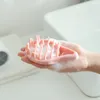 Spazzole antigraffio per testa di shampoo Altre forniture per servizi igienici da bagno Multi-colori Pettine per massaggio in silicone Cuoio capelluto Denti morbidi Capelli lunghi per uomini e donne