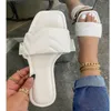 أحذية صيفية شفافة صنادل نسائية للنساء 2021 صنادل شاطئ للسيدات غير رسمية مسطحة فاخرة من Sandalias Mujer Sandels