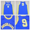 Mens Movie Jerseys Jimmy Brooks Basketball Jersey # 9 Drake Degrassi Community HS Vest All Stitched Retro Storlek S-XXL