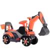 Nya barn Electric Excavator kan sitta och åka på leksaksbil Stor musik Baby Digging Machine Baby Scooter 2-6Y