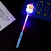 Christmas Glow Stick Snowman Glitter Sticks | Old Man Head Magic Fairy Children's toy Activity Supplies kid gift