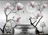 Custom photo wallpaper 3d murals wallpapers Beautiful Chinese style flower and bird background wall decoration painting for living room decor