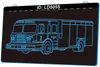 LD5055 brandweerwagens 3D gravure led licht teken groothandel detailhandel