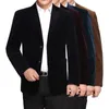 Autumn And Winter Middle-aged MEN'S Suit Casual Corduroy Daddy Clothes Coat Suits & Blazers