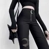 Готические брюки-карандаш, женские брюки Traf Y2k, летняя одежда, эмо, винтажная уличная одежда, эстетические леггинсы в стиле панк, 92382 210712