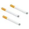 Tubo da fumo per tabacco a forma di sigaretta 78mm55mm Lunghezza 100 pezzi Materiale in lega di alluminio Colorato portatile Mini tubo da fiuto a mano4100520