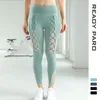 Hoge Taille Leggings Outdoor Running Sports Fitness Broek Dames Sneldrogende Yoga Workout Kleding Brahtable Hollow Design Outfit