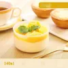 Disposable Pudding Cup Jelly Verpakkingsdozen met Deksel Dessert Yoghurt Kleine Mini Doos voor Thuis Baking Party Wedding