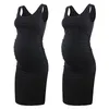 Sleeveless Pregnant Womens Dresses Pregnancy Dress Lace Splice Maternity Plus Size Causal Soft Clothes Casual