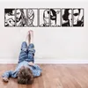 Stickers muraux Sculpture Autocollant Anime Star Decal Art Affiche Enfants Chambre Papier Peint Famille Mode Simple Peinture Décorative SZ-062