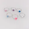 Andra 20 datorer/set Pure Opal Nose Ring Handgjorda kroppstunnel smycken Sterling Silver Twist Studs.