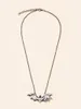 Кулон Ожерелья Европейская и Американская Хэллоуин Ювелирные Изделия Ретро Летучая мышь Готическое Вырезанное Звездное Луное Ожерелье Подарок