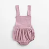 Baby Rompers Cotton Jumpsuit Summer Girls Bodysuits Infant T shirts + 2pcs / set Creeper Clothes 210521
