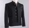 Fatos masculinos blazers universidade universidade uniforme de escola japonesa macho slim blazer chinês túnica terno jaqueta top homem casual