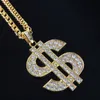Moda jóias colar de pingente 18k banhado a ouro grande americano ouro hip hop acessórios de orelha de diamante strass