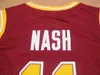 11 Steve Nash Santa Clara Away College Throwback Basketball Jerseys, Stitched 1996-97 Retro