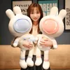 75-100cm Kawaii Space Rabbit Plush Toy Cute Soft Stuffed Animals Rabbit Astronaut Home Decor For Children Baby Appease Toys Gift