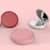 Makeup Compact Mirrors LED Mini Makeup Mirror Hand Held Fold Small Portable USB Cosmetic125