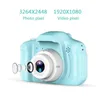 X2 어린이 미니 카메라 어린이 교육 장난감 아기 선물용 모니터 생일 선물 디지털 카메라 1080P 프로젝션 비디오 촬영