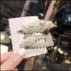 Barrettes bijoux bijoux Clips de mariage de mode pour femmes filles 2pcs / set fait à la main imitez les épingles à cheveux perl blancs livraison de grenouille