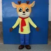 Halloween Cute Sika Deer Maskotki Kostium Wysokiej Jakości Dostosuj Cartoon Zwierząt Anime Tematu Postać Dorosłych Rozmiar Boże Narodzenie Karnawał Fancy Dress