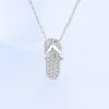 Pendant Necklaces Z & Versaille Women Flip Flops Minimalist Gift For Girl Hip Hop Jewelry