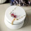 SINZRY handmade natural pearl epoxy craftsmanship shinning butterfly pendant necklaces creative jewelry