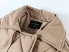 Зимняя траншея пальто Женщина Пуховая куртка Пиджака Обладая двубортные парки толще теплые одежды 210421