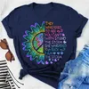 Tshirt Donna I Am The Storm Lettera Stampa T-shirt grafica Unico Streetwear Elegante Top Abbigliamento femminile Designer Camicia floreale estetica X0628