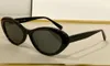 Schwarz-weiße Katzenaugen-Sonnenbrille, graue Gläser, Sonnenbrille, Gafa de Sol, Damenmode, Sonnenbrille, UV400-Schutz, Brillen mit Etui