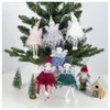 Dekoracje Boże Narodzenie Angel Doll Zabawki Xmas Drzewo Pluszowe Zabawki Wiszące Wisiorek Wairy Drop Ornament Stół Stół Dekoruj Wall Stuff RRF13223