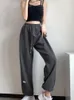 Spring Plus Size Gray Baggy Sweatpant Autumn Loose Women's Sports Pants White Summer Trousers Joggers Streetwear 220311