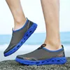 Wandelschoenen Negen uur Mesh Heren Aquaschoenen Paar Ademend Sneldrogend Water Sneaker Licht Antislip Sportschoenen Strand Flats Maat 35-48 HKD230706