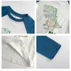 Peuter jongens t-shirts lente zomer cartoon raglan mouw t-shirt kinderen katoen lange tees tops 210615