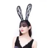 NightClub Sexy Dentelle Veil Veil Rabbit Tête de coiffure Coiffe de la coiffe de danse Coiffe de la coiffe GC221