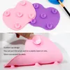 Silicone Makeup Brush Cleansing Pad Palette Round Eyebrow Brush Cleaning Mat Washing Scrubber Cosmetic Make Up Cleaner Tools