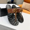 Ultimi Pantofole da donna da uomo Designer Scivoli in gomma Sandalo Lettera piatta Scarpe moda Infradito da spiaggia 35-45