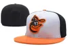 Prêt Stock Date arrivel mode Orioles casquettes de Baseball HipHop gorras os Sport Pour Hommes Femmes Plat Ajusté Hats5598493