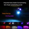 2 pièces voiture LED antibrouillard H7 H8 H11 9005 9006 P13W H16 moto phares antibrouillard H4 H17