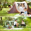 Tenten en schuilplaatsen 5-8 Persoon Automatic Pops Up Family Outdoor Camping Tent eenvoudig Open Camp Ultralight Instant Shade Portable 309i