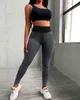 Vår Höst Kvinnor Skinny Yoga Byxor Ny Hög Midja Sträckt Texturerat Booty Shaping Löpande Leggings 5 ​​Färger Sportkläder 210415