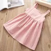 Summer Suit Clothing Sets Heart-Shaped Print Top+Suspender Skirt Kid Clothes Children's 210528