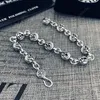 Alta qualidade marca esterlina prata 925s clássico designer de moda jóias mulher pulseira azul coração dourado bobina bobina chave séries metade aberta