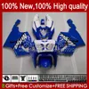 Body Carrosserie voor Kawasaki Ninja ZX7R ZX750 ZX-7R ZX 7 R ZX 750 28HC.122 Glanzend blauw Nieuwe ZX 7R 96 97 98 99 00 01 02 03 ZX-750 1996 1997 1998 1999 2000 2001 2002 2003 Fairing Kit