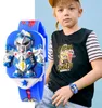 Skmei Brand Robot Cartoon Kid Watch Boys Lovely Boys Otchatch elettronico da polso per regalo Digital Girls Orologio Infanti 1751L25202848507